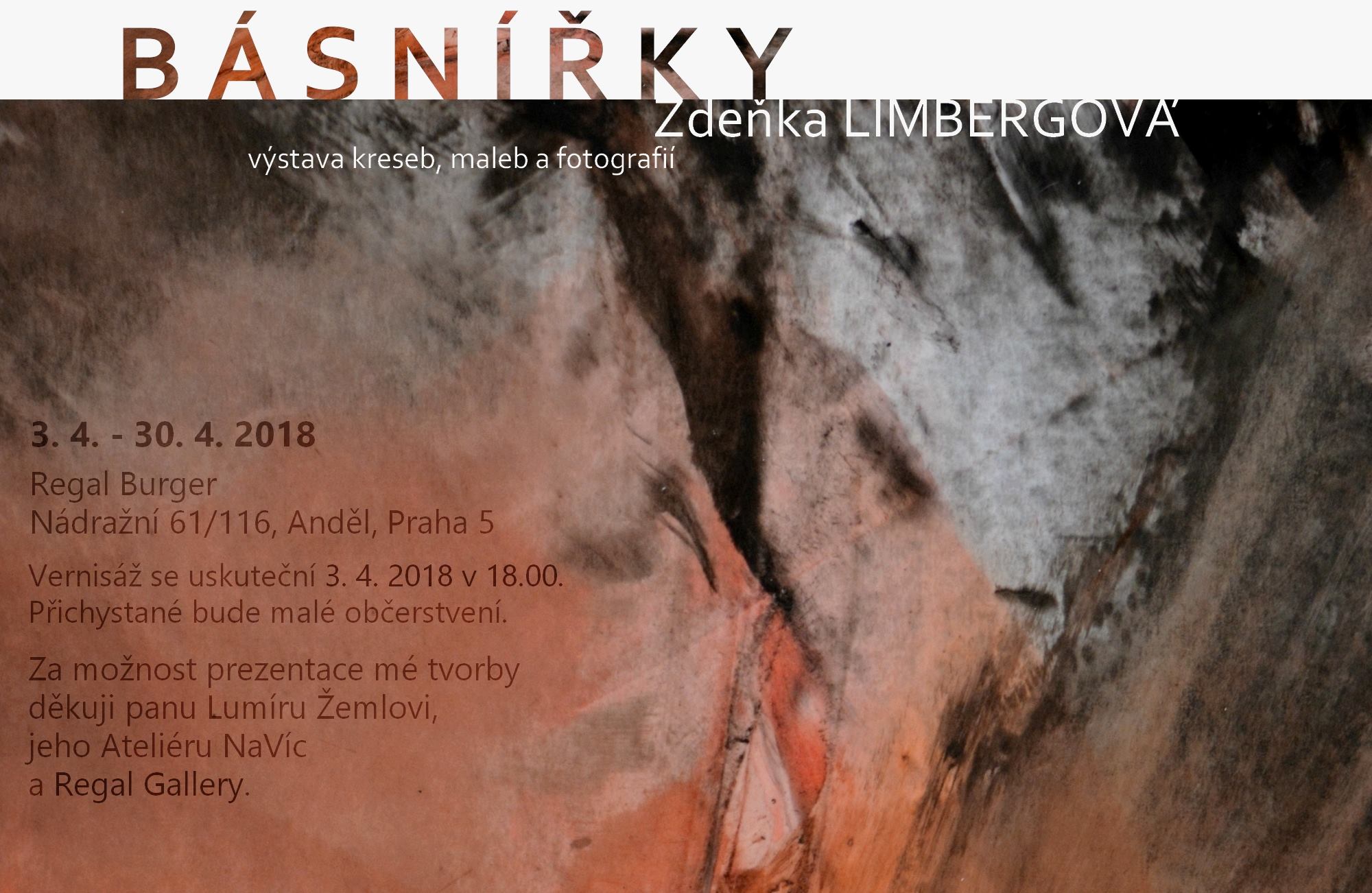 Výstava Zdeňka Limbergová - Regal Burger - Kresby - 2018